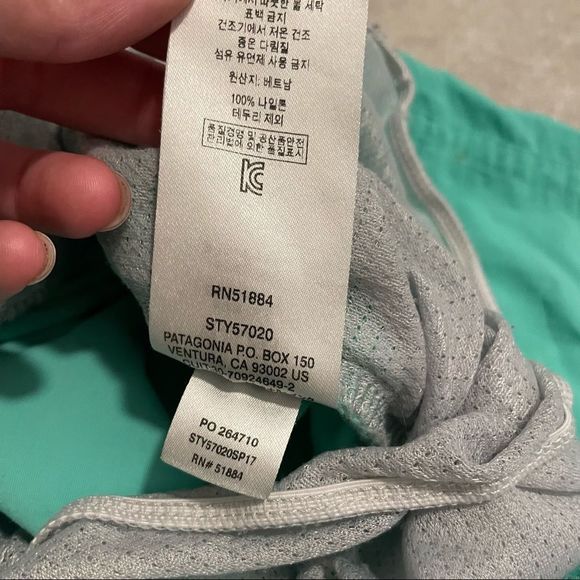 Patagonia Baggies Shorts 5” Mint Teal - Picture 6 of 8
